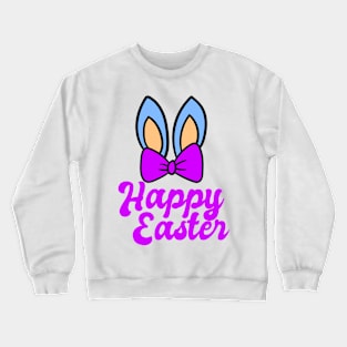 Happy Easter fly with ears Crewneck Sweatshirt